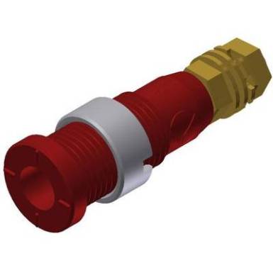 Biztonsági hüvely piros MSEB 2600 G AU 2 mm Biztonsági hüvely piros MSEB 2600 G AU 2 mm