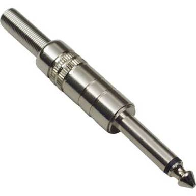 Jack dugó, MONO 6,3 MM Jack dugó, MONO 6,3 MM