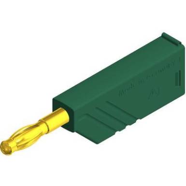Hirschmann csavaros lamellás banándugó, egyenes, Ø 4 mm, zöld, LAS N WS Au SKS Hirschmann csavaros lamellás banándugó, egyenes, Ø 4 mm, zöld, LAS N WS Au SKS