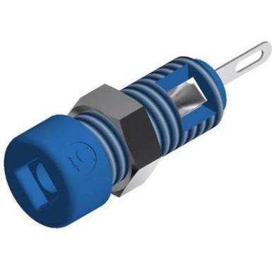Banánhüvely 2mm/6A kék Banánhüvely 2mm/6A kék