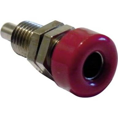 Banánhüvely 4/23mm piros Banánhüvely 4/23mm piros