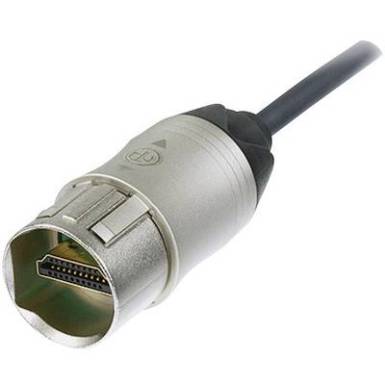 HDMI csatlakoz&oacute;k&aacute;bel [1x HDMI dug&oacute;  1x HDMI dug&oacute;] 5 m Nickel Neutrik