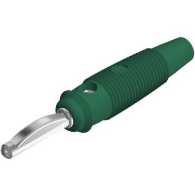 Hirschmann csavaros banándugó, egyenes, Ø 4 mm, zöld, VQ 20 SKS Hirschmann csavaros banándugó, egyenes, Ø 4 mm, zöld, VQ 20 SKS