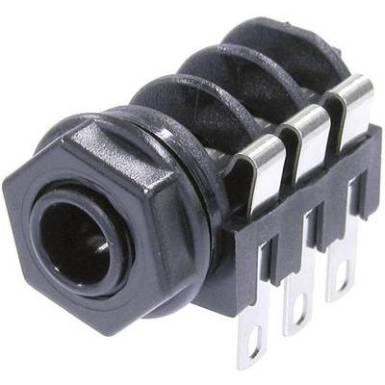 Beépített jack csatlakozóaljzat 6,35 mm Beépíthető hüvely Pólusszám=6 NMJ6HF-S Neutrik Beépített jack csatlakozóaljzat 6,35 mm Beépíthető hüvely Pólusszám=6 NMJ6HF-S Neutrik