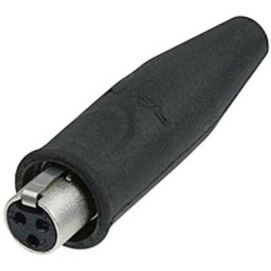 Rean XLR-Tiny lengő csatlakozó alj, 3 pól., RT3FC-B-W Rean XLR-Tiny lengő csatlakozó alj, 3 pól., RT3FC-B-W