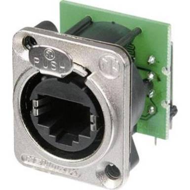 Neutrik RJ45 adatátviteli csatlakozó EtherCon®, nikkel, NE 8 FDH-C5E Neutrik RJ45 adatátviteli csatlakozó EtherCon®, nikkel, NE 8 FDH-C5E