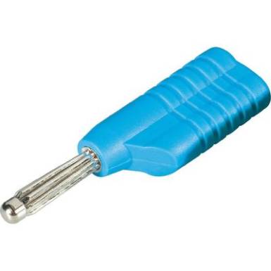 Schnepp nagyáramú banándugó, 30 A, S 4041 S, Ø 4 mm, kék Schnepp nagyáramú banándugó, 30 A, S 4041 S, Ø 4 mm, kék