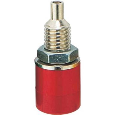 Szigetelt banánhüvely 4/23mm piros Szigetelt banánhüvely 4/23mm piros