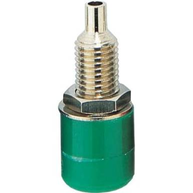 Szigetelt banánhüvely 4/23mm zöld Szigetelt banánhüvely 4/23mm zöld