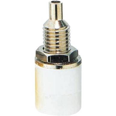 Szigetelt banánhüvely 4/23mm fehér Szigetelt banánhüvely 4/23mm fehér