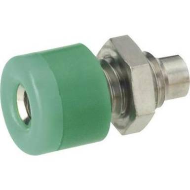 Beépíthető banánhüvely 2,6mm zöld Beépíthető banánhüvely 2,6mm zöld