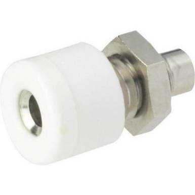 Beépíthető banánhüvely 2,6mm fehér Beépíthető banánhüvely 2,6mm fehér