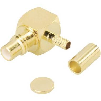 BKL Electronic SMC krimpelhető könyök csatlakozó dugó, réz, aranyozott, 414 040 BKL Electronic SMC krimpelhető könyök csatlakozó dugó, réz, aranyozott, 414 040