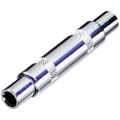 Jack-adapter, 6,35 mm-es Rean NYS238 jack alj 6,3 mm (sztereó) = jack alj 6,3 mm (sztereó), Nikkel Jack-adapter, 6,35 mm-es Rean NYS238 jack alj 6,3 mm (sztereó) = jack alj 6,3 mm (sztereó), Nikkel