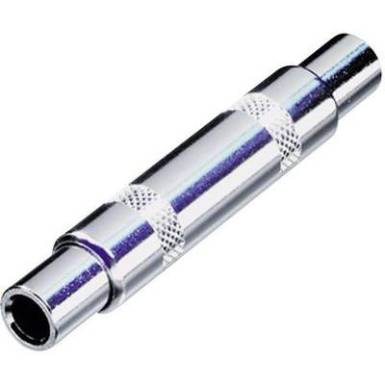 Jack-adapter, 6,35 mm-es Rean NYS236 jack alj 6,3 mm (mono) = jack alj 6,3 mm (mono), Nikkel Jack-adapter, 6,35 mm-es Rean NYS236 jack alj 6,3 mm (mono) = jack alj 6,3 mm (mono), Nikkel