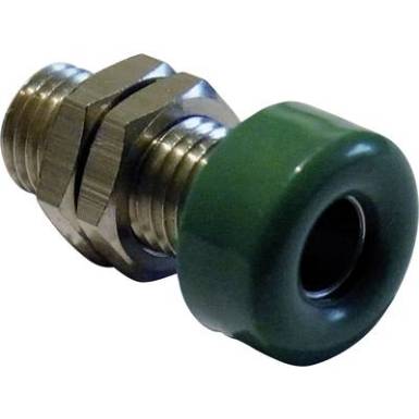 Banánhüvely 4/18mm zöld Banánhüvely 4/18mm zöld