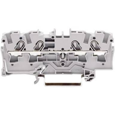 Átvezető sorkapocs, 4 vezetékes, zöld, 0,5-4 MM² Átvezető sorkapocs, 4 vezetékes, zöld, 0,5-4 MM²