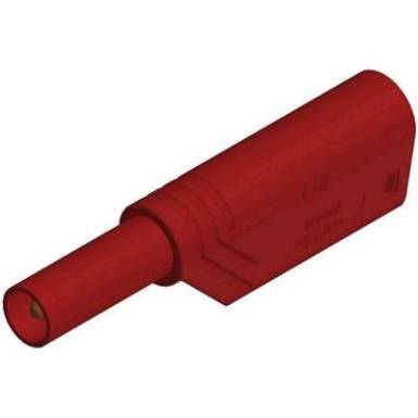 Hirschmann csavaros biztonsági lamellás banándugó, egyenes, Ø 4 mm, 24A, piros, LAS S WS SKS Hirschmann csavaros biztonsági lamellás banándugó, egyenes, Ø 4 mm, 24A, piros, LAS S WS SKS