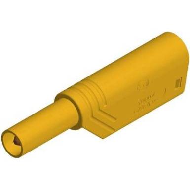 Hirschmann csavaros biztonsági lamellás banándugó, egyenes, Ø 4 mm, 24A, sárga, LAS S WS SKS Hirschmann csavaros biztonsági lamellás banándugó, egyenes, Ø 4 mm, 24A, sárga, LAS S WS SKS