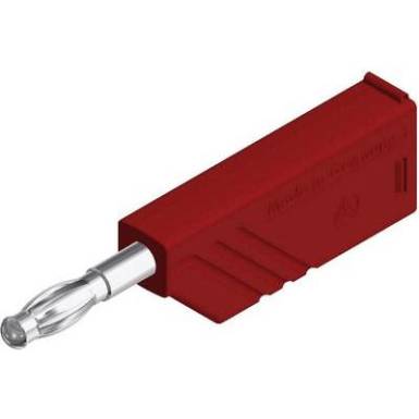 SKS Hirschmann lamellás banándugó, Ø 4 mm, 24 A, piros, 934100101 SKS Hirschmann lamellás banándugó, Ø 4 mm, 24 A, piros, 934100101