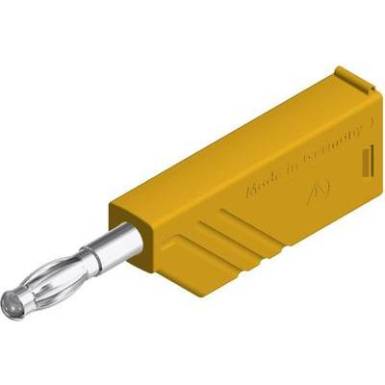 SKS Hirschmann lamellás banándugó, Ø 4 mm, 24 A, sárga, 934100103 SKS Hirschmann lamellás banándugó, Ø 4 mm, 24 A, sárga, 934100103