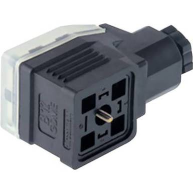 Vezetékre szerelhető csatlakozóaljzat szerelhető elektronikával 2+ PE pólusú fekete GDME 2011 Hirschmann Vezetékre szerelhető csatlakozóaljzat szerelhető elektronikával 2+ PE pólusú fekete GDME 2011 Hirschmann