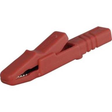 Mérőcsipesz piros, SKS Hirschmann AK 2 S Mérőcsipesz piros, SKS Hirschmann AK 2 S