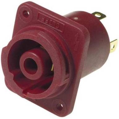 CLIFFCON® ütésálló beépíthető csatlakozó alj, 4 pól., 120V/AC 20A, piros, FCR2069 CLIFFCON® ütésálló beépíthető csatlakozó alj, 4 pól., 120V/AC 20A, piros, FCR2069