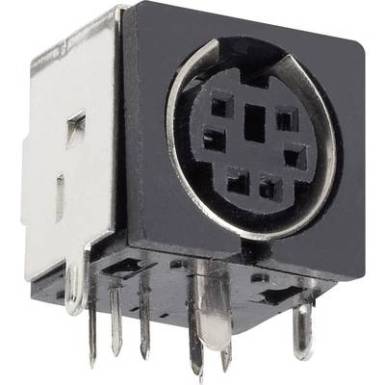 DIN kerek csatlakozóhüvely alj, beépíthető, vízszintes pólusszám: 3 fekete BKL Electronic 0204046 1 db DIN kerek csatlakozóhüvely alj, beépíthető, vízszintes pólusszám: 3 fekete BKL Electronic 0204046 1 db