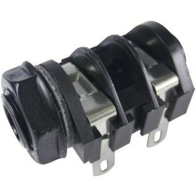 Cliff beépíthető 6,35 jack hüvely, monó, CL1160A Cliff beépíthető 6,35 jack hüvely, monó, CL1160A