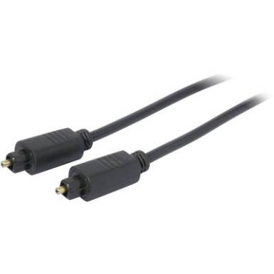 Toslink digit&aacute;lis Audio csatlakoz&oacute;k&aacute;bel [1x Toslink dug&oacute; (ODT) - 1x Toslink dug&oacute; (ODT)] 2m fekete 30L509