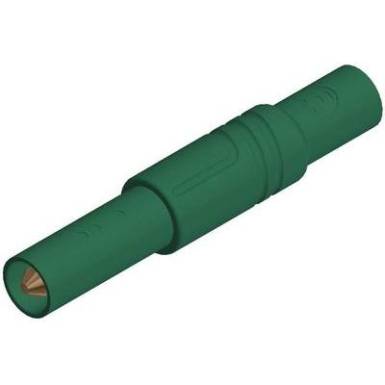 SKS Hirschmann biztonsági lamellás banándugó, Ø 4mm, zöld, LAS S G SKS Hirschmann biztonsági lamellás banándugó, Ø 4mm, zöld, LAS S G