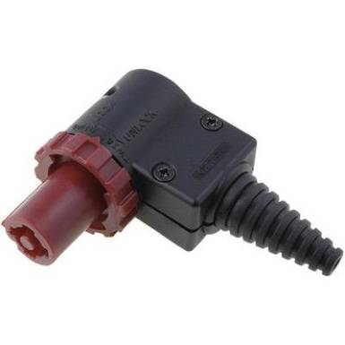 CLIFFCON® ütésálló lengő csatlakozó dugó, könyök, 4 pól., 250V/AC 20A, piros, FCR20673 CLIFFCON® ütésálló lengő csatlakozó dugó, könyök, 4 pól., 250V/AC 20A, piros, FCR20673