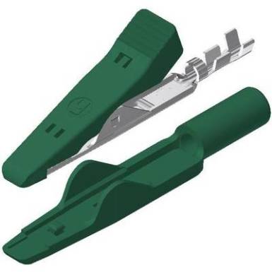 Miniatűr krokodilcsipesz zöld MA 1 Crimp SKS Hirschmann Miniatűr krokodilcsipesz zöld MA 1 Crimp SKS Hirschmann