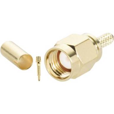 SMA csatlakozó Dugó, egyenes 50 Ω BKL Electronic 409075 1 db SMA csatlakozó Dugó, egyenes 50 Ω BKL Electronic 409075 1 db