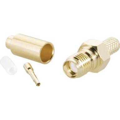 SMA csatlakoz&oacute; Alj, egyenes 50 &Omega; BKL Electronic 409089 1 db