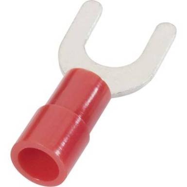 Villás kábelsaru 0.5 mm² 1 mm² M6 Részlegesen szigetelt Piros Cimco 180128 1 db Villás kábelsaru 0.5 mm² 1 mm² M6 Részlegesen szigetelt Piros Cimco 180128 1 db