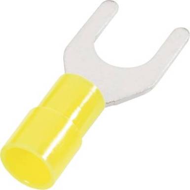 Villás kábelsaru 4 mm² 6 mm² M6 Részlegesen szigetelt Sárga Cimco 180164 1 db Villás kábelsaru 4 mm² 6 mm² M6 Részlegesen szigetelt Sárga Cimco 180164 1 db