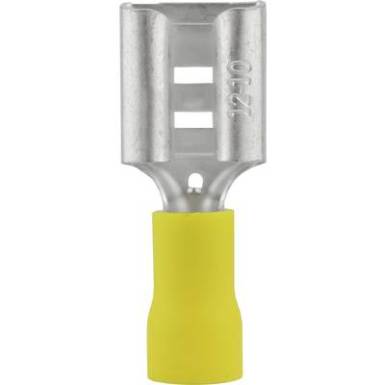 LAPOS CSATLAKOZÓHÜVELY 9.5 MM TEILIS SÁRGA TÁMASZHÜVELLYEL LAPOS CSATLAKOZÓHÜVELY 9.5 MM TEILIS SÁRGA TÁMASZHÜVELLYEL