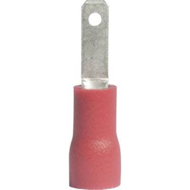 Lapos&eacute;rintkezős dug&oacute;, szigetelt piros 2.8X0.5 mm Vogt Verbindungstechnik 391305S