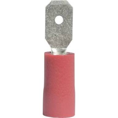 Laposérintkezős dugó 4.8X0.8 piros Laposérintkezős dugó 4.8X0.8 piros