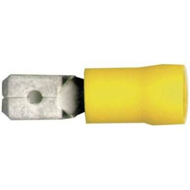 Laposérintkezős dugó, szigetelt 6.3X0.8mm 4-6 Laposérintkezős dugó, szigetelt 6.3X0.8mm 4-6
