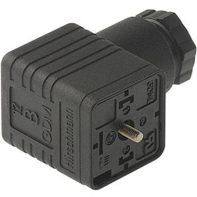 Kábel dugaszoló aljzat elektronikus betéttel, fekete, pólusszám: 2+PE, tartalom: 1 db, Hirschmann GDML 2016 GB 1 Kábel dugaszoló aljzat elektronikus betéttel, fekete, pólusszám: 2+PE, tartalom: 1 db, Hirschmann GDML 2016 GB 1