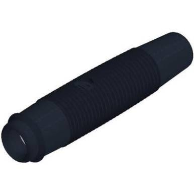 Hirschmann forraszt&oacute;s lengő ban&aacute;nh&uuml;vely, egyenes, &Oslash; 4 mm, fekete, KUN 30 SKS