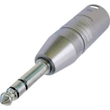 XLR adapter XLR dug&oacute; &ndash; Sztereo, Neutrik NA3MP, 1 db