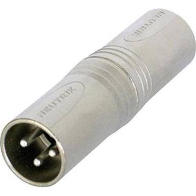 XLR adapter XLR dugó - XLR dugó, Neutrik NA3MM, 1 db XLR adapter XLR dugó - XLR dugó, Neutrik NA3MM, 1 db