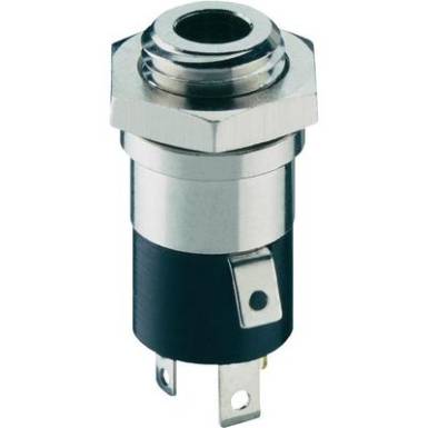 Jack alj, beépíthető 3,5mm 4 pólusú 1502 02 Jack alj, beépíthető 3,5mm 4 pólusú 1502 02