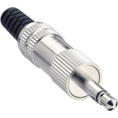 Jack dugó, 3,5 MM 2pólusú, KLS 22 fém Jack dugó, 3,5 MM 2pólusú, KLS 22 fém