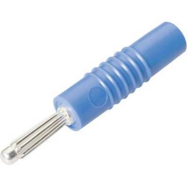 Schnepp rugós banándugó, szigetelt, forrasztós, Ø4mm, kék, S 4000 L Schnepp rugós banándugó, szigetelt, forrasztós, Ø4mm, kék, S 4000 L
