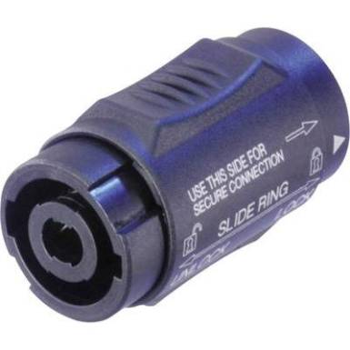 Neutrik speakon csatlakoz&oacute; k&ouml;zdarab alj-alj, 4 p&oacute;l., NL MM=NL 4 MMX